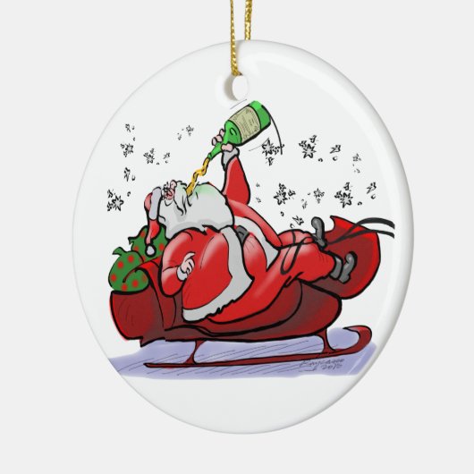 SaNtA BrEaK Keramisch Ornament (Links)