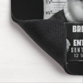 Santa Breaking Entering Mugshot Funny Christmas Ho Muismat (Hoek)