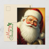 Santa Briefkaart (Voorkant / Achterkant)