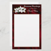 Santa Briefpapier Letterhead (Voorkant / Achterkant)