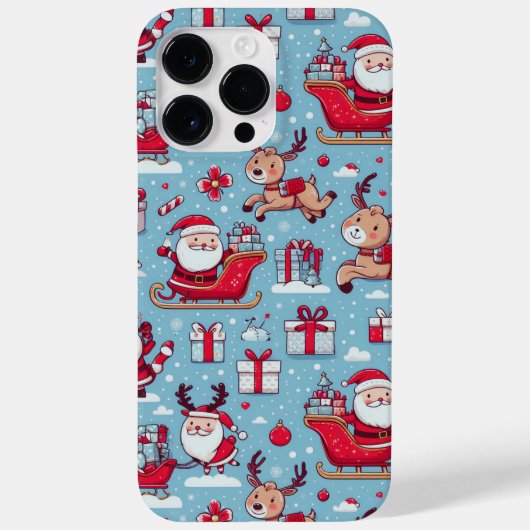 Santa Bring cadeau Case-Mate iPhone Case (Achterkant)