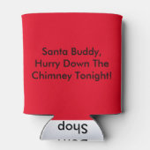 Santa Buddy Blikjeskoeler (Achterkant)