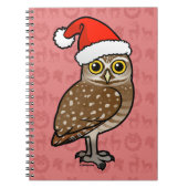 Santa Burrowing Owl Notitieboek (Voorkant)