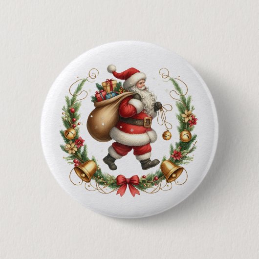 Santa Button (Voorkant)