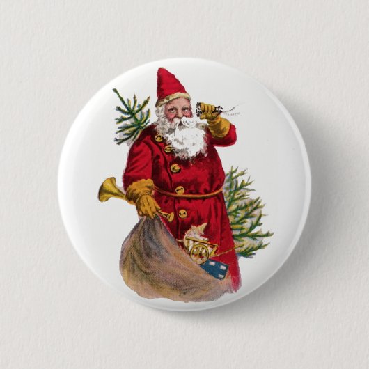  Santa Button Pin (Voorkant)