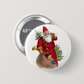  Santa Button Pin (Voorkant /achterkant)