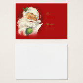 Santa Cadeau Labels Visitekaartjes (Voorkant /achterkant)