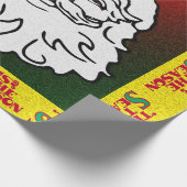 Santa - cadeaupapier (Hoek)