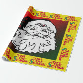 Santa - cadeaupapier (Uitgerold)