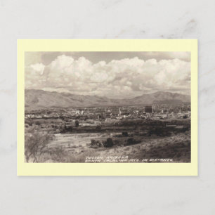 Santa Calalina Mts, Tucson, Vintage van Arizona Feestdagenkaart