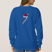 Santa Candy Cane Sweatshirt (Achterkant)