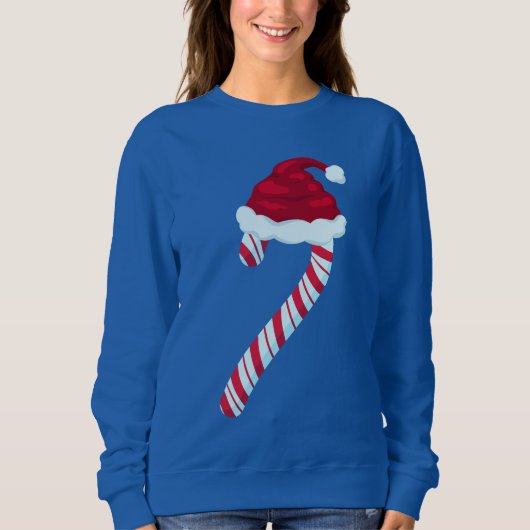 Santa Candy Cane Sweatshirt (Voorkant)