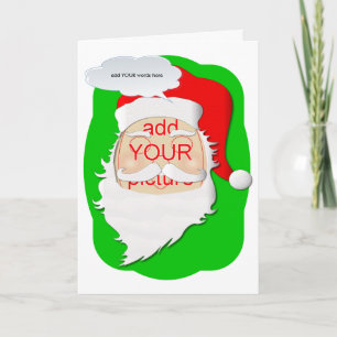 Santa Carnival Cutout kaart