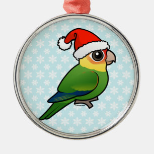 Santa Carolina Parakeet Metalen Ornament
