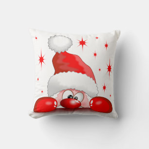 Santa Cartoon Cute Peking Character © BluedarkArt Kussen