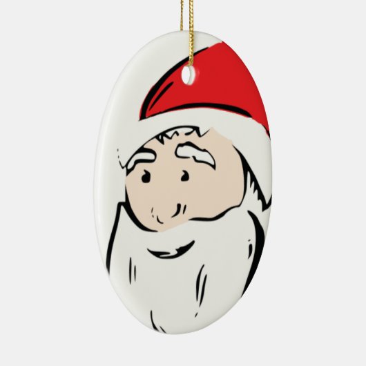 Santa Cartoon Ornament (Rechts)