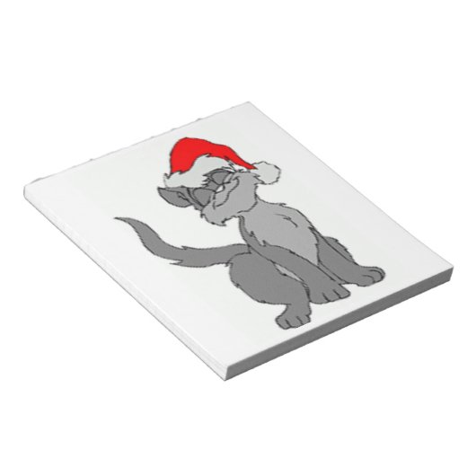 SANTA CAT NOTITIEBLOK (Schuin)