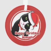 Santa Cat Ornament (achterkant)