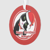 Santa Cat Ornament (voorkant)