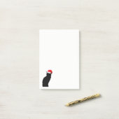 Santa Cat Post-it Notes (Op bureau)