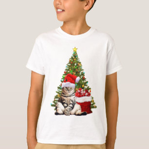 Santa Cat T-shirt