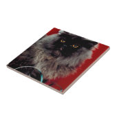 Santa Cat Tegeltje (Zijkant)