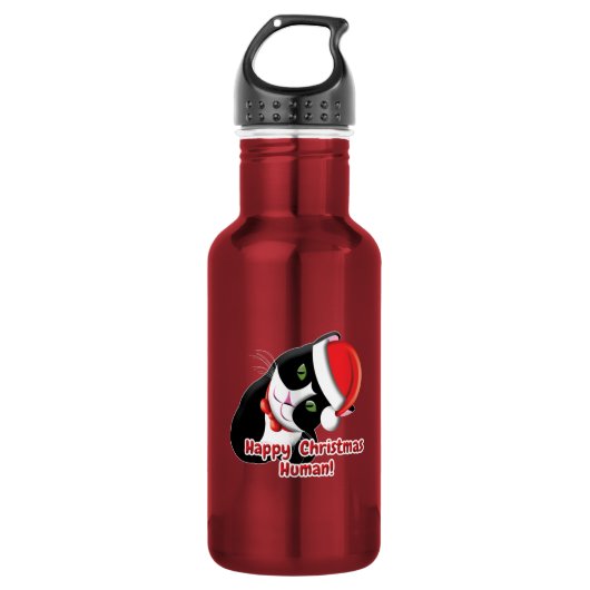 Santa Cat Waterfles (Voorkant)
