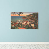 Santa Catalina, CA - Avalon Bay Canvas Afdruk (Insitu (Houten vloer))