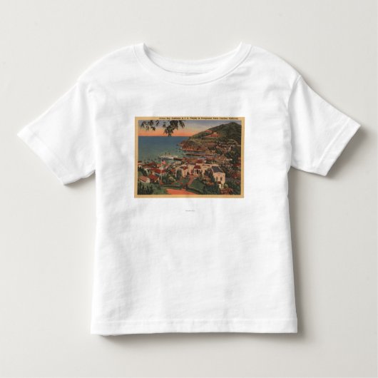 Santa Catalina, CA - Avalon Bay Kinder Shirts (Voorkant)