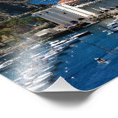 Santa Catalina-eiland Foto Afdruk (Hoek)