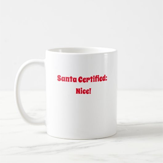 Santa Certified Nice Koffiemok (Links)