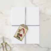 Santa Cft-Label Cadeaulabel (Met Touw)
