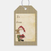 Santa Cft-Label Cadeaulabel (Achterkant)