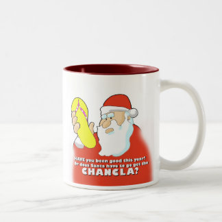 Santa Chancla Tweekleurige Koffiemok