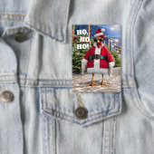 Santa Chicken Button (Insitu)