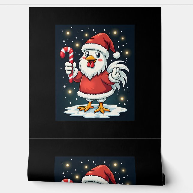 Santa Chicken Joy Behang (Afrollen)