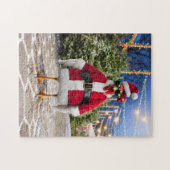 Santa Chicken Legpuzzel (Horizontaal)