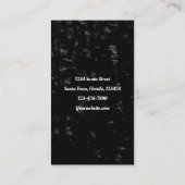 Santa Chihuahua Dog Red Funny Schattigee vakantie Visitekaartje (Achterkant)