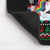 Santa Chihuahua Riding Unicorn Sweater Christmas O Muismat (Hoek)