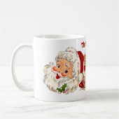 Santa Christmas Elegant Leuke Mok (Links)