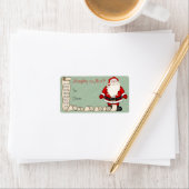 Santa Christmas Gift Label Labels (Insitu)