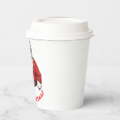 Santa Christmas Papieren Bekers (Links)