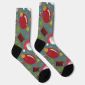 Santa Christmas Socks Sokken (Rechts)