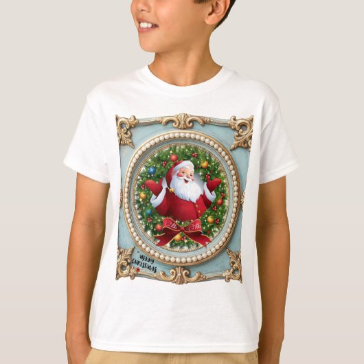 Santa Christmas T-shirt (Voorkant)