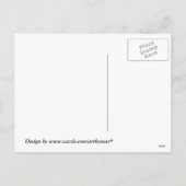 Santa Christmas Train Briefkaart (Achterkant)