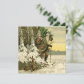  Santa Christmas Victoriaans vakantie (Staand voorkant)