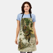  Santa Christmas Victoriaans vakantie Schort (Gedragen)