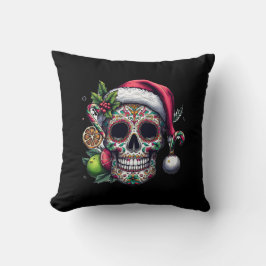 Santa Citrus Skull Magic Happy Kussen