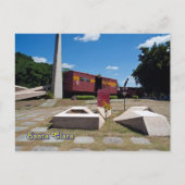 Santa Clara, Cuba. Ontspoorde trein 3 Briefkaart (Voorkant)