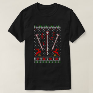 Santa Clarinet Ugly kerstcadeaus T-shirt